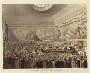 Sällskapet för konstens uppmuntran av Pugin and Rowlandson