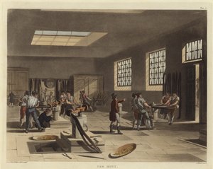 Myntverket av Pugin and Rowlandson