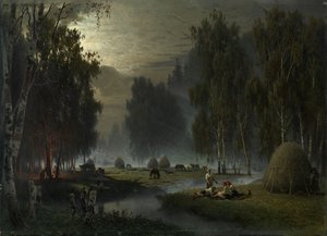 Hömakare. Kvällsvila av Pyotr Alexandrovich Sukhodolsky