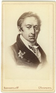 Porträtt av författaren och historikern Nikolay M. Karamzin 1766-1826