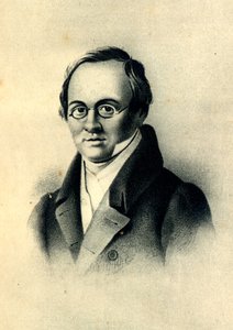 Porträtt av poeten Anton A. Delvig 1798-1831 av Pyotr Fyodorovich Borel