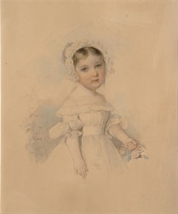 Porträtt av grevinnan Alexandra Alexandrovna Golitsyna 1823-1910, mitten av 1820-talet