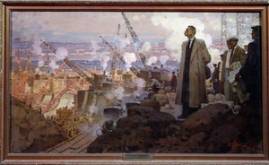 Maxime Gorkij (1868-1936) av Pyotr Ivanovich Kotov