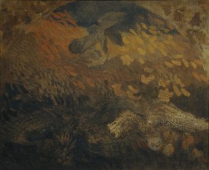 Natten, 1904 av Pyotr Savvich Utkin