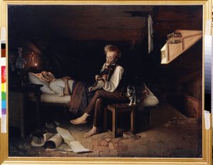 En galen violinist vid sin mammas dödsbädd (A Mad Violonist at Mother