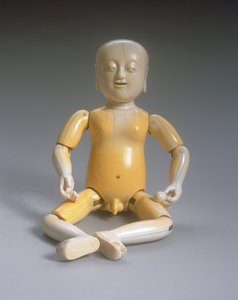Ledad figur av en pojke, Kangxi-perioden (1662-1722) (se även 272188)