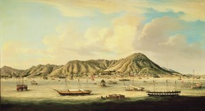 Hong Kong (olja på duk) av Qua You