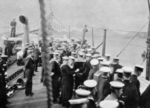 Besättningen på den kungliga yachten Victoria och Albert III, Norge, 1904 1908.