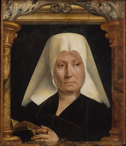 Porträtt av en kvinna, ca 1520 (olja på pannå)