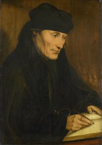 Porträtt av Desiderius Erasmus av Quinten Massijs (I) (copy after)