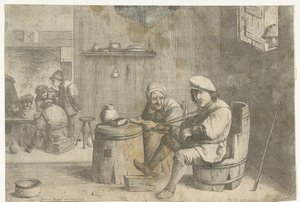Fiolspelare i en bar av Quirin Boel