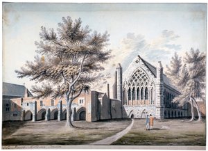 Utsikt över Ely House i Ely Place, Holborn, London, 1775 av RB Godfrey