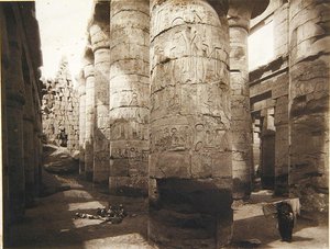 Stora templet i Karnak av R.M. Junghaendel