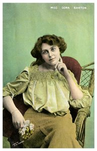 Dora Barton, brittisk skådespelerska, c1905-1919. av RW Thomas