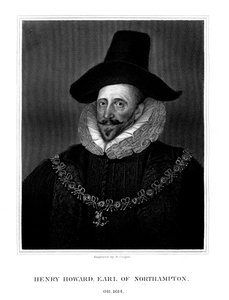 Henry Howard, 1:e jarl av Northampton, 1825.