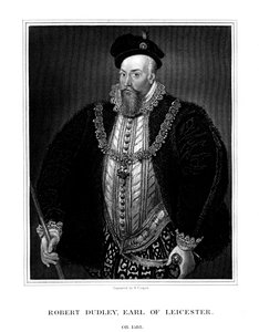 Robert Dudley, 1:e jarl av Leicester, favorit hos drottning Elizabeth I av England, 1823.