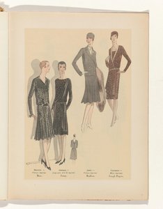Konst - Smak - Skönhet, Broschyrer av feminin elegans, november 1928, nr 99, 9:e året, sid. 19 av R. Drivon
