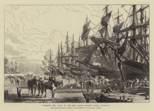 Mot slutet av dagen, Canada Timber Docks, Liverpool
