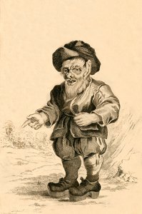 Bertholde, premiärminister för Alboinus kung av Lombardiet, 1821. av R. Page