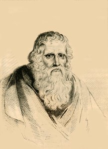 Thomas Parr, som dog vid en ålder av 152 år, 1821.