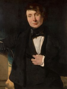 Porträtt av en man, 1839. av R. T. Bott