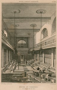 House of Commons, Westminster, London, som inrättats 1835