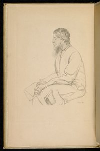 Frontispice av Gitanjali-låterbjudanden av Rabindranath Tagore