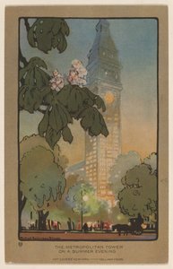 Metropolitan Tower på en sommarkväll av Rachael Robinson Elmer