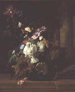 Vas med blommor av Rachel Ruysch