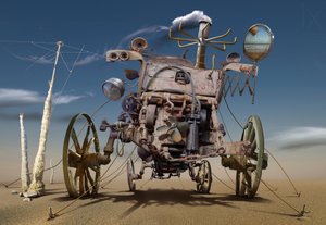 Steampunk-ökenmaskin av Radoslav Penchev