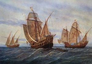 Christopher Columbus tre karaveller