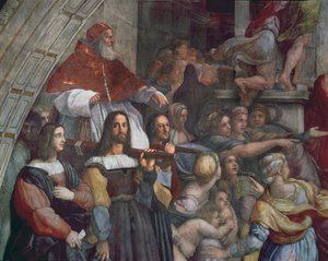 Utvisning av Heliodorus från templet av Raffaello Sanzio Raphael