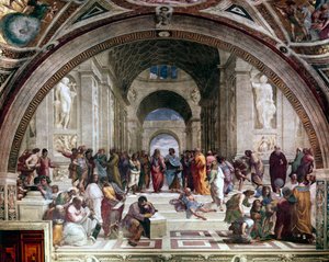 School of Athens, c1510 av Raffaello Sanzio Raphael