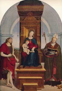 Madonnan Degli Ansidei, 1505, c1915 av Raffaello Sanzio Raphael
