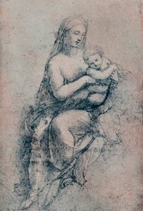 Jungfrun och barnet, studie för Madonna di Foligno, c1511. 1903 av Raffaello Sanzio Raphael