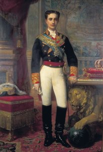 Porträtt av Alfonso XII (1857-1885), sista tredjedelen av 1800-talet (målning)