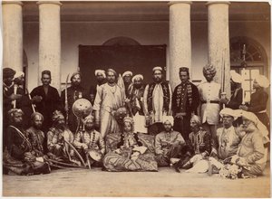 Maharadjan av Rewa och sardars av Raja Deen Dayal