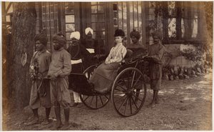 Fröken Lyall, Shimla av Raja Deen Dayal