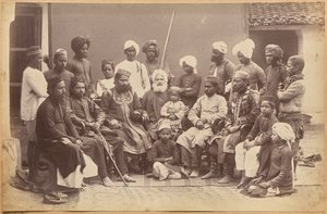 Mowhri Rahman Alli Khans familj, Rewa (framsida, nedtill) av Raja Deen Dayal