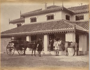 Herr MacNull, Jhansi (verso) av Raja Deen Dayal