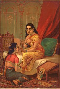 Chitralekha, av Raja Ravi Varma av Raja Ravi Varma
