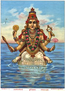 Kurma Avatar av Raja Ravi Varma av Raja Ravi Varma