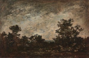 Indianläger, ca 1890 (olja på duk) av Ralph Albert Blakelock