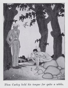 Illustration till "But Gentlemen Marry Brunettes" av Anita Loos (litografi) av Ralph Barton