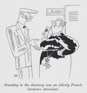 Illustration för "But Gentlemen Marry Brunettes" av Anita Loos (litho) av Ralph Barton