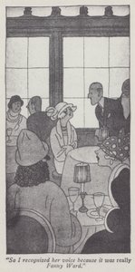 Illustration för Gentlemen Prefer Blondes av Anita Loos (litho)