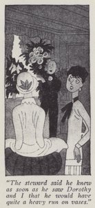 Illustration till Gentlemen Prefer Blondes av Anita Loos (litografi)