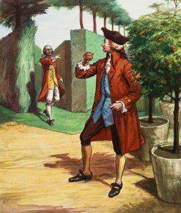 Mozart äter en apelsin. av Ralph Bruce