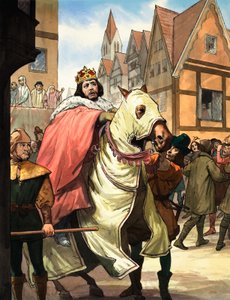 The Romance of the English Theatre (gouache på papper)