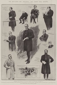 Agitationen kring utbildningslagen, mötet i Albert Hall